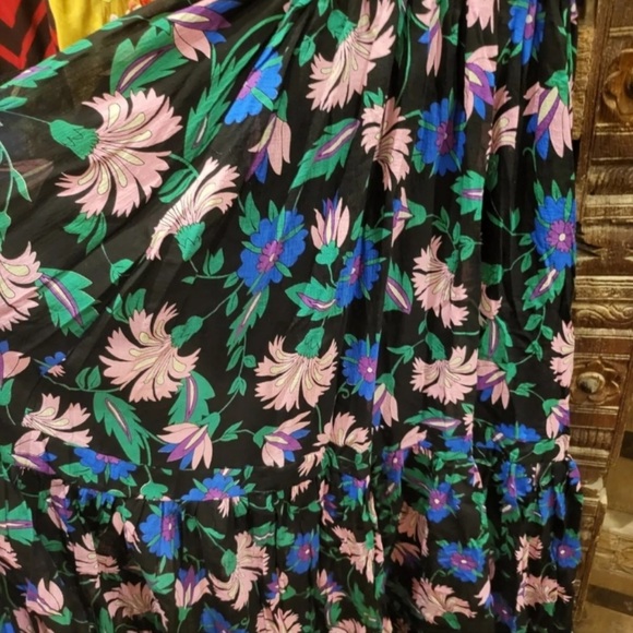 Chasing Unicorns Early Morning Rain Halter Maxi Dress Sz S - Picture 10 of 15